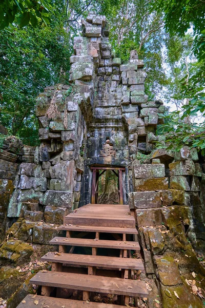 Buddhistischer Tempel Angkor Thom Komplex Angkor Wat Archäologischer Park Siem — Stockfoto