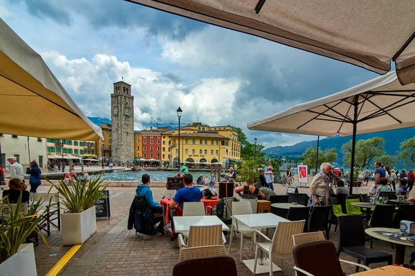Riva Del Garda Lago Garda Italien Maj 2018 View Den — Stockfoto