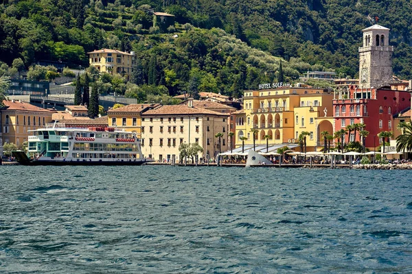 Riva Del Garda Lago Garda Italy May 2018 View Port — стоковое фото