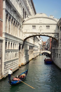 Venedik - Bridge of Sighs Ponte dei Sospiri, İtalya