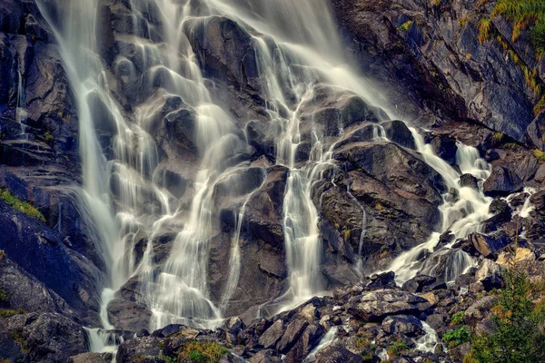 Водопады Нардиса Валь Генуя Природный Парк Адамелло Брента Севере Италии — стоковое фото