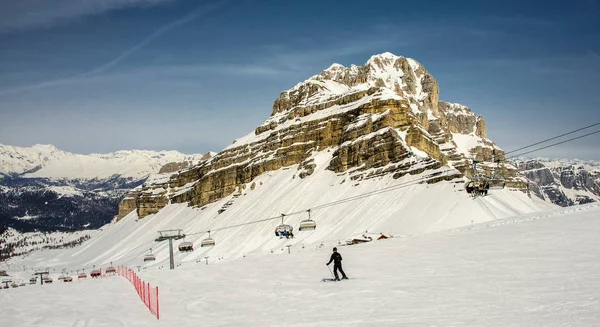 Comprensorio Sciistico Madonna Campiglio Panorama Delle Alpi Dolomitiche Madonna Campiglio — Foto Stock