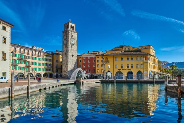 Riva Del Garda Lago Garda Italien November 2018 View Den — Stockfoto