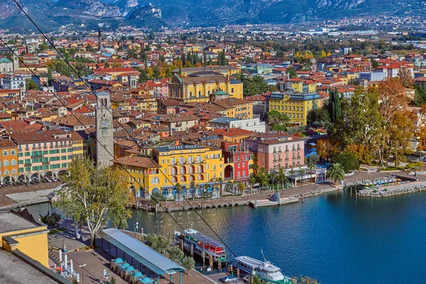 Riva Del Garda Lago Garda Italien November 2018 View Den — Stockfoto
