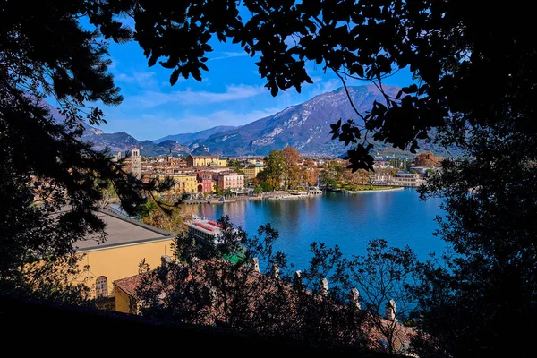 Bir Riva Del Garda Lago Garda Talya Kasım 2018 View — Stok fotoğraf