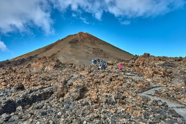 Tenerife Spanje November 2015 Vulkaan Teide Lava Landschap Teide Nationaal — Stockfoto