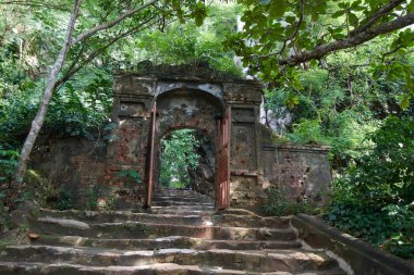 İç Huyen Khong mağara mermer dağlarda Danang, Vietnam