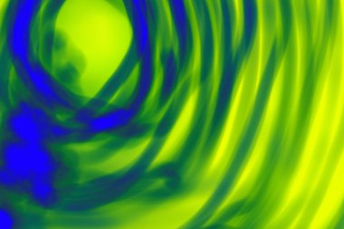 Mavi ve yeşil bokeh soyut odaklanmamış arka plan, renk bokeh arka plan ve doku, bulanık, şerit çizgileri uzun pozlama ile renk ve ışık hareketli