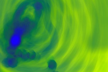 Mavi ve yeşil bokeh soyut odaklanmamış arka plan, renk bokeh arka plan ve doku, bulanık, şerit çizgileri uzun pozlama ile renk ve ışık hareketli