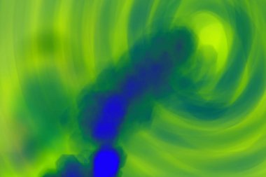 Mavi ve yeşil bokeh soyut odaklanmamış arka plan, renk bokeh arka plan ve doku, bulanık, şerit çizgileri uzun pozlama ile renk ve ışık hareketli