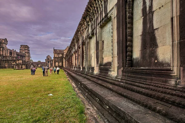 Siem Reap Kamboçya Aralık 2014 View Gündoğumu Vasıl Angkor Wat — Stok fotoğraf