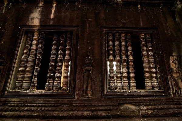 Pohled Angkor Wat Sunrise Archeologický Park Siem Reap Kambodža Světového — Stock fotografie