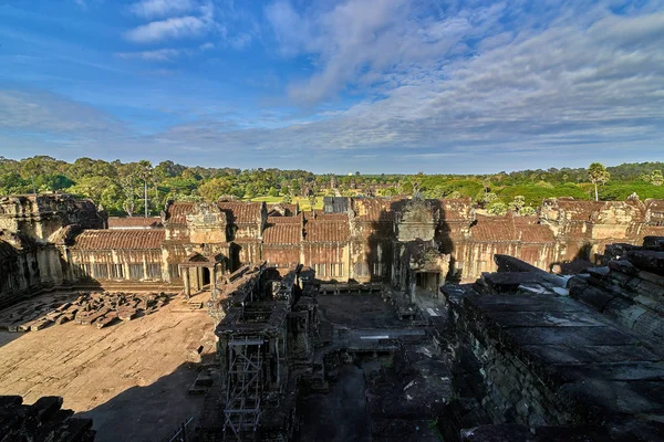 View Angkor Wat Sunrise Archaeological Park Siem Reap Cambodia Unesco — Stock Photo, Image
