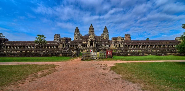 Angkor Wat görünümünü gündoğumu, Arkeoloji Parkı Siem Reap, Kamboçya UNESCO Dünya Miras Listesi '
