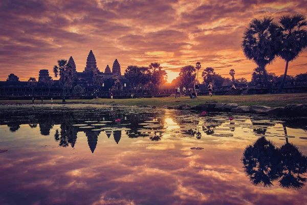 Siem Reap Cambodia Dicembre 2014 Veduta Del Complesso Angkor Wat — Foto Stock