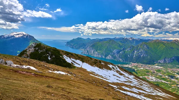 Παραπάνω Άποψη Από Monte Stivo Του Arco Riva Νάγκο Torbole — Φωτογραφία Αρχείου