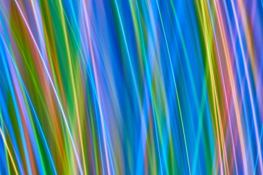 Renkli bokeh soyut odaklanmamış arka plan, renk bokeh arka plan ve doku, bulanık, şerit çizgileri uzun pozlama ile renk ve ışık hareketli