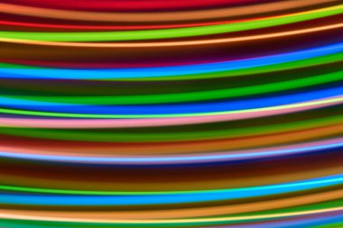 Renkli bokeh soyut odaklanmamış arka plan, renk bokeh arka plan ve doku, bulanık, şerit çizgileri uzun pozlama ile renk ve ışık hareketli