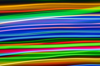 Renkli bokeh soyut odaklanmamış arka plan, renk bokeh arka plan ve doku, bulanık, şerit çizgileri uzun pozlama ile renk ve ışık hareketli