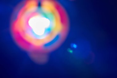 Renkli bokeh soyut odaklanmamış arka plan, renk bokeh arka plan ve doku, bulanık, şerit çizgileri uzun pozlama ile renk ve ışık hareketli