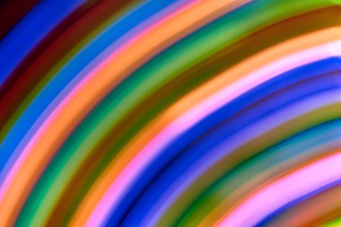 Bokeh arka ışık plan ve doku, bulanık renkli bokeh soyut odaklanmamış arka planda, renkli ışık, uzun pozlama hareket ışıklar