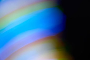 Bokeh arka ışık plan ve doku, bulanık renkli bokeh soyut odaklanmamış arka planda, renkli ışık, uzun pozlama hareket ışıklar