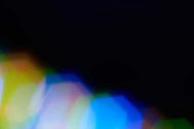 Bokeh arka ışık plan ve doku, bulanık renkli bokeh soyut odaklanmamış arka planda, renkli ışık, uzun pozlama hareket ışıklar