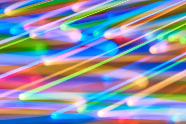 Renkli bokeh soyut odaklanmamış arka plan, renk bokeh arka plan ve doku, bulanık, şerit çizgileri uzun pozlama ile renk ve ışık hareketli