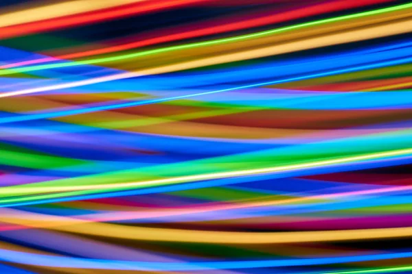 Renkli bokeh soyut odaklanmamış arka plan, renk bokeh arka plan ve doku, bulanık, şerit çizgileri uzun pozlama ile renk ve ışık hareketli