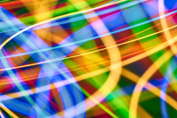 Renkli bokeh soyut odaklanmamış arka plan, renk bokeh arka plan ve doku, bulanık, şerit çizgileri uzun pozlama ile renk ve ışık hareketli