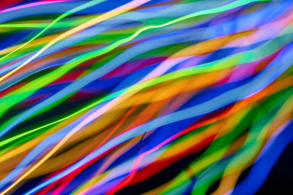 Renkli bokeh soyut odaklanmamış arka plan, renk bokeh arka plan ve doku, bulanık, şerit çizgileri uzun pozlama ile renk ve ışık hareketli