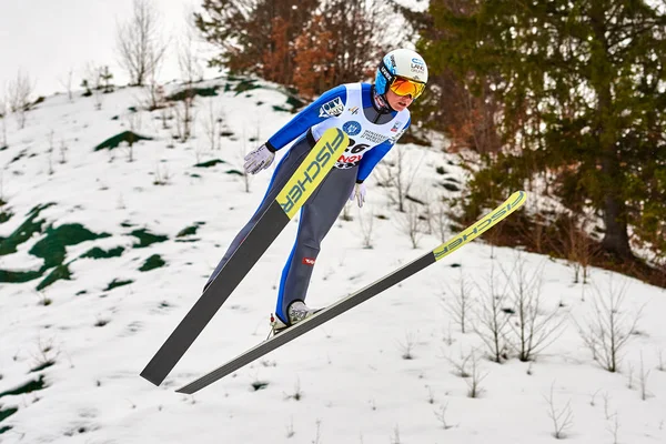 ルシュノフ ルーマニア 2018 ルシュノフ ルーマニア女性の Fis ワールド カップ スキー ジャンプ — ストック写真