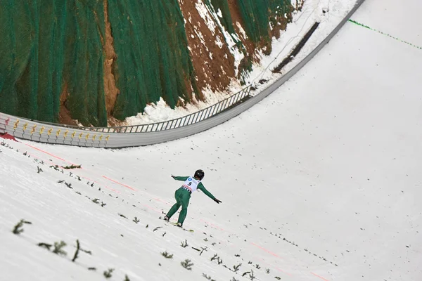 루마니아 2018 루마니아에서 Fis 월드컵 이벤트 승리를 Compets — 스톡 사진