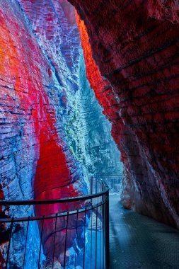 Varone Şelale Gölü Garda, Varone Boğazı, Trentino Alto Adige, İtalya.