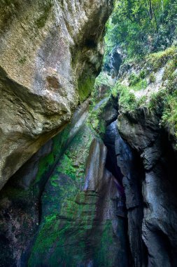 Varone Şelale Gölü Garda, Varone Boğazı, Trentino Alto Adige, İtalya.
