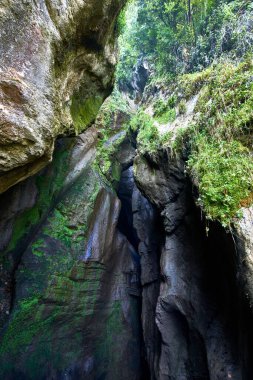 Varone Şelale Gölü Garda, Varone Boğazı, Trentino Alto Adige, İtalya.