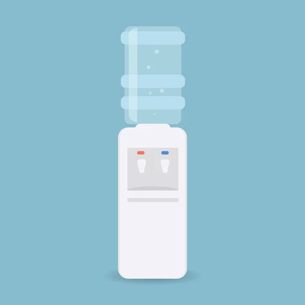 Water Cooler Office Home Bottle Office Plastic Liquid Gray Water — Stock Vector