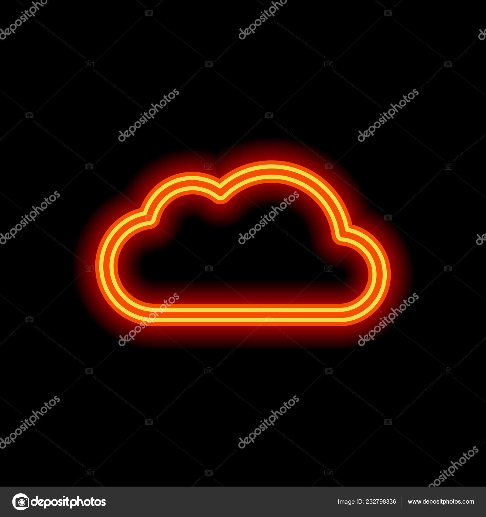 簡単な雲 輪郭が細い線形シンボル 黒い背景にオレンジ色のネオンのスタイルです ライト アイコン ストックベクター C Fokas Pokas 簡単な雲 輪郭が細い線形シンボル 黒い背景にオレンジ色のネオンのスタイルです ライト アイコン ストックベクター C Fokas Pokas