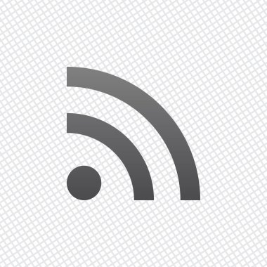 RSS simgesi. Kılavuz arka plan üzerinde