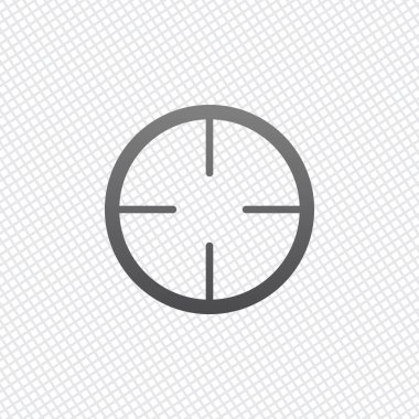 Basit hedef simgesini. Kılavuz arka plan üzerinde