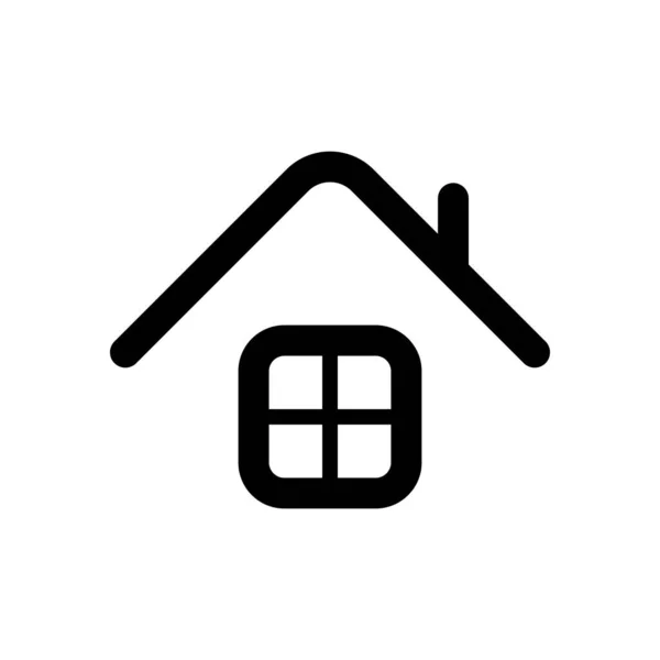 Icono Casa Simple Ilustración Vector — Archivo Imágenes Vectoriales