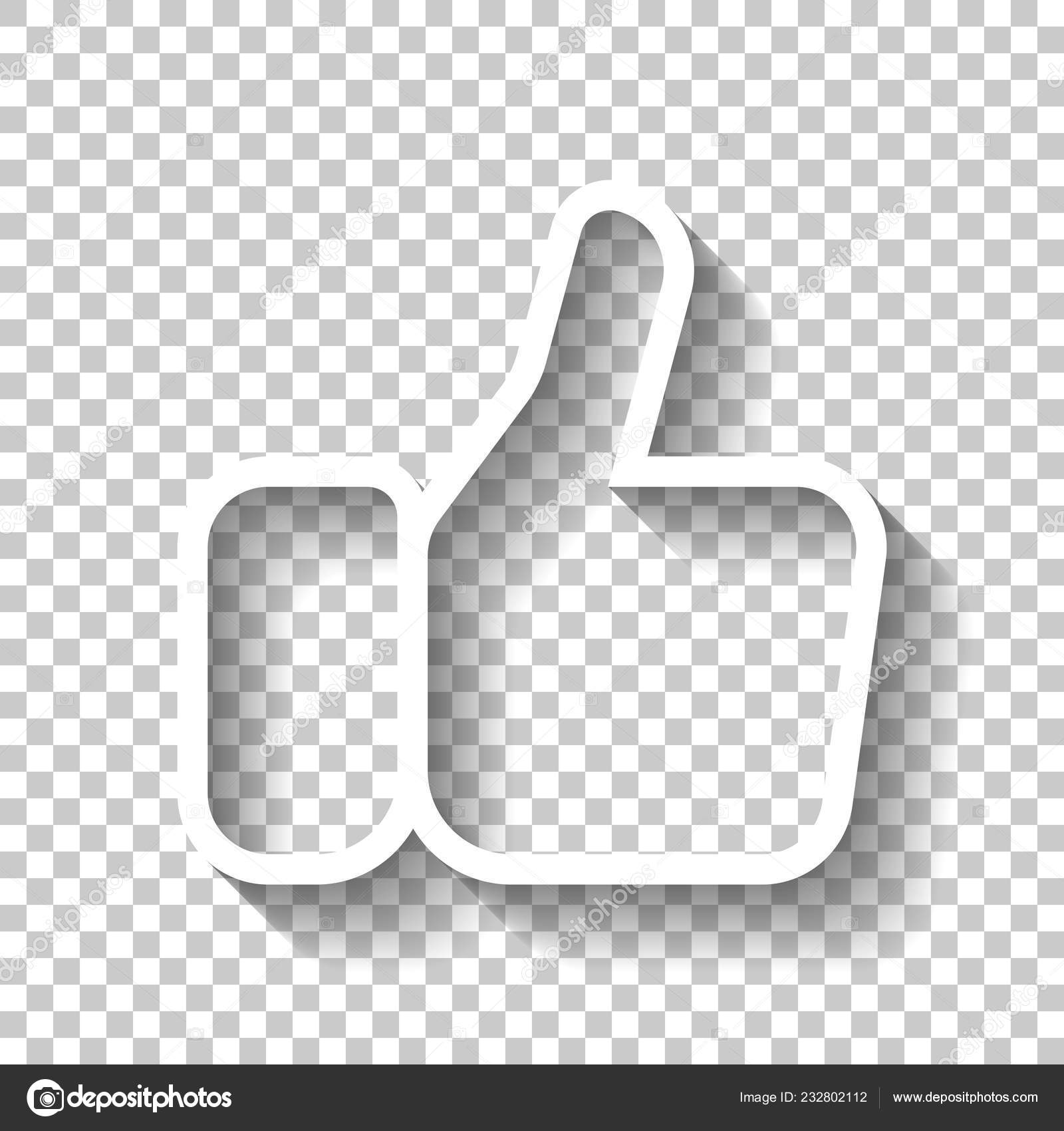 Hand Thumb Linear Outline Icon White Icon Shadow Transparent Background Stock Vector Image By C Fokas Pokas Hand Thumb Linear Outline Icon White Icon Shadow Transparent Background Stock Vector Image By C Fokas Pokas