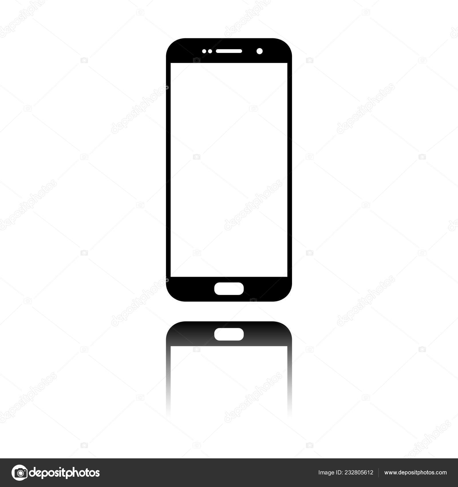 销售电话黑色图标白色背景上有镜面反射图库矢量图©fokas.pokas 232805612, image size:1600x1700