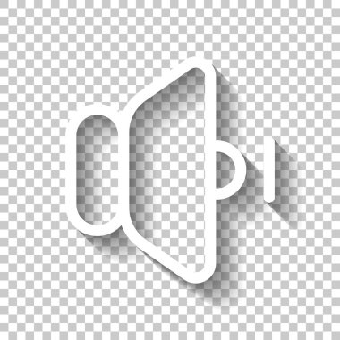 güç dk kutsal kiþilerin resmi. Gölge şeffaf arka plan üzerinde beyaz simgesi