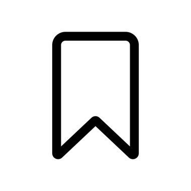 Beyaz arka plan üzerinde izole basit yer imi simgesi