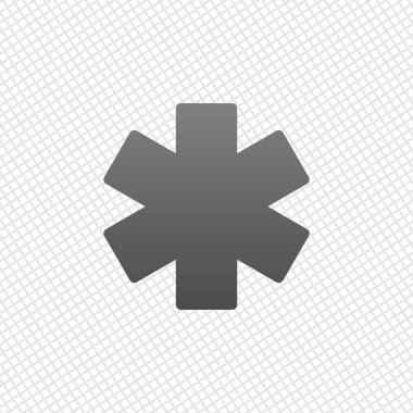 Hayat yıldızı. Kılavuz arka plan üzerinde