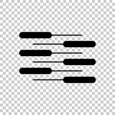 Çift piyano klavye simgesi. Düet. Rekabet, dikey görünüm. Saydam arka plan üzerinde siyah simgesi.