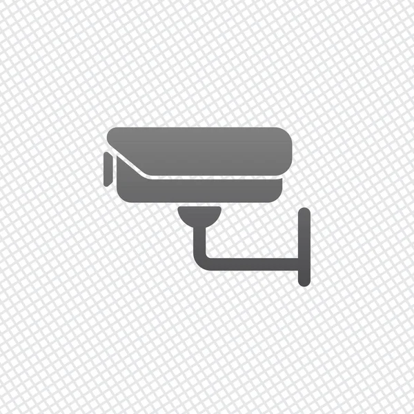Bewakingscamera Het Pictogram Van Technologie Raster Achtergrond — Stockvector