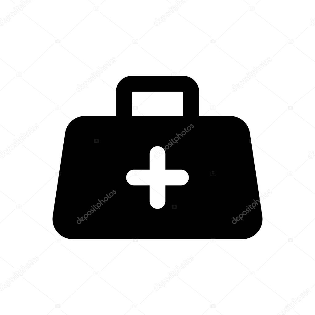 first-aid kit, simple icon