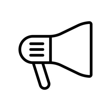 Ağızlık simgesi. Beyaz arka planda siyah simgesi